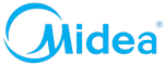 Логотип фирмы Midea в Магадане